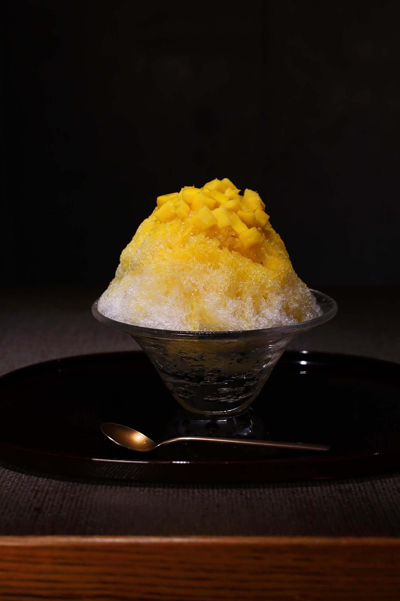 【麻布十番】茶房 HISAYA LOUNGE！夏限定「モンブランかき氷」「マンゴーかき氷」が登場！栗菓匠が手掛ける、この夏だけの味わいの画像