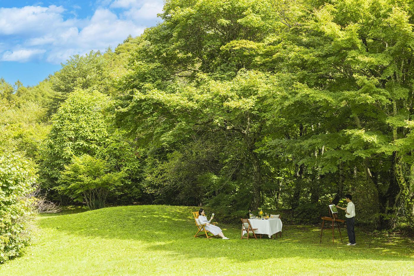 【星のや軽井沢】眠れない夏に。緑陰と涼風で安眠へ誘うスリープツーリズム「軽井沢 眠りの逗留 -夏-」の画像