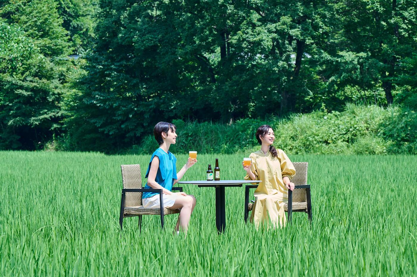 【リゾナーレ那須】広大な田んぼの中央で乾杯！「田んぼビアガーデン」今年も開催・甘酒かき氷も新登場の画像