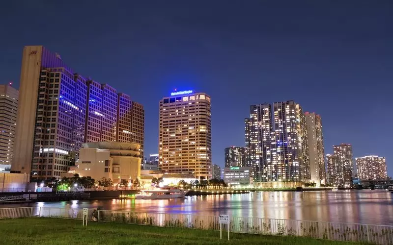 「天王洲アイル」は夜景も堪能できる。 1枚目