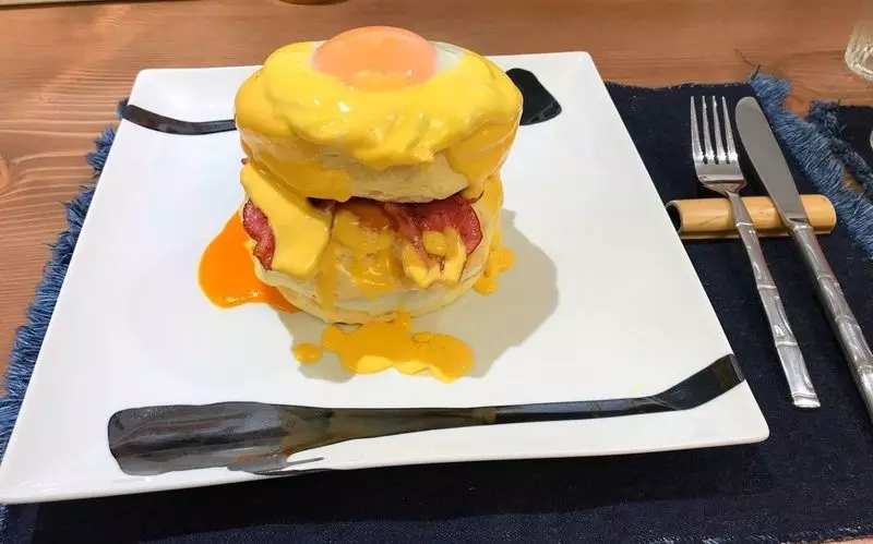 お食事系パンケーキもあります！ 2枚目