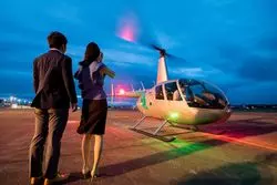 【恋人の聖地】夜景を2人占めできる、ヘリコプターの遊覧飛行がアツい