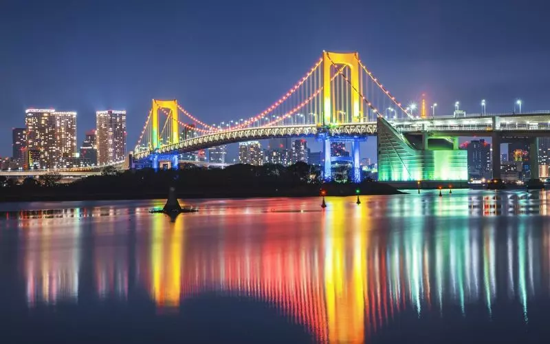 3. デートにピッタリ!きれいな夜景が見える都内の公園「お台場海浜公園」 1枚目