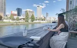 テラス席有り！大阪にあるリバービューなおしゃれカフェ♡