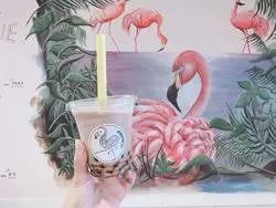 奈良でタピ活！「ピンク×フラミンゴ」でインスタ映え♡