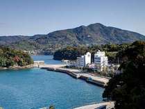 湯の児　海と夕やけ