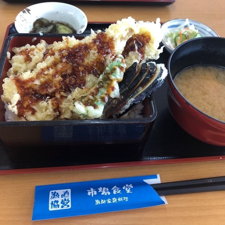 大津漁協直営市場食堂